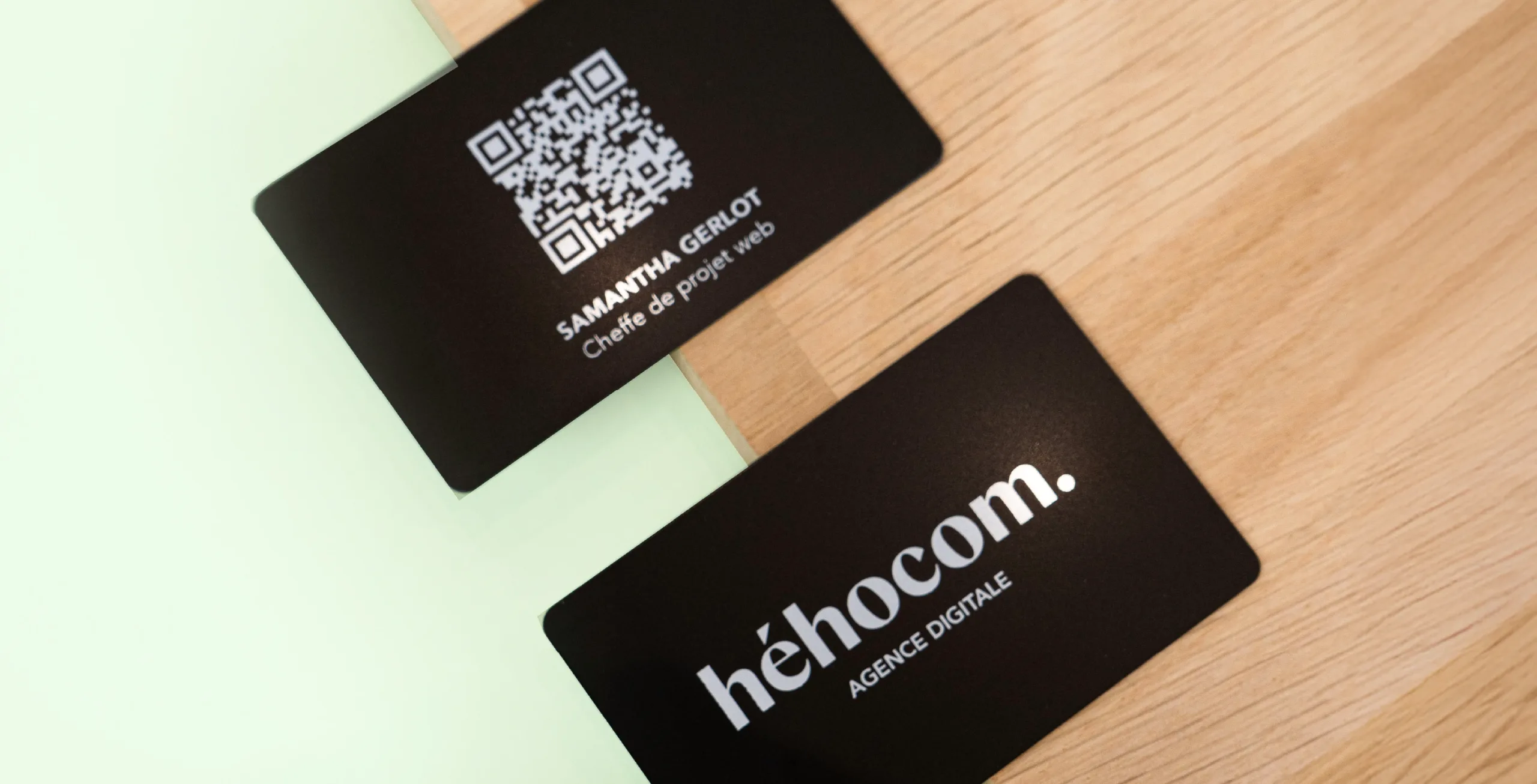 Cartes de visite NFC par Héhocard