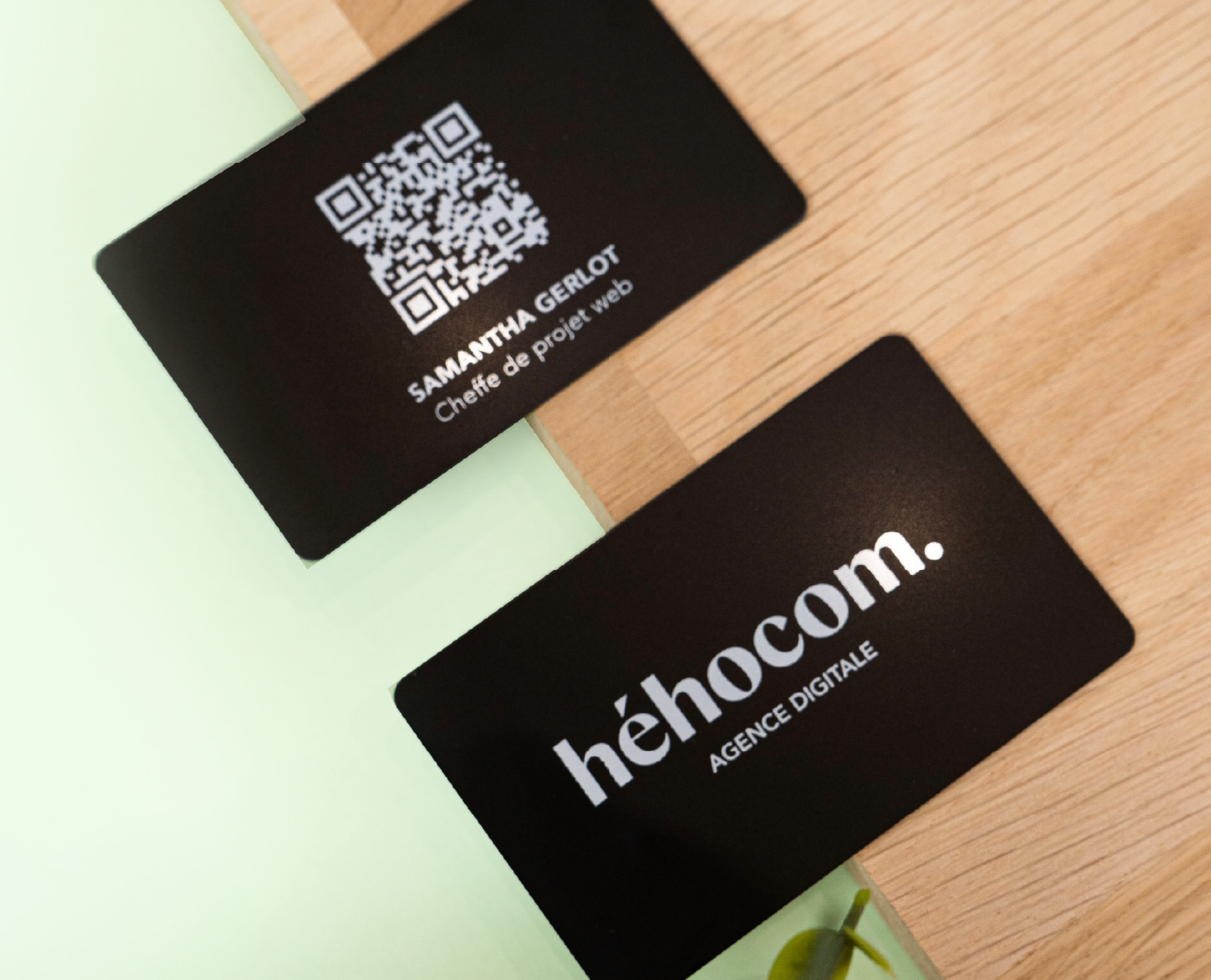 Cartes de visite NFC par Héhocard